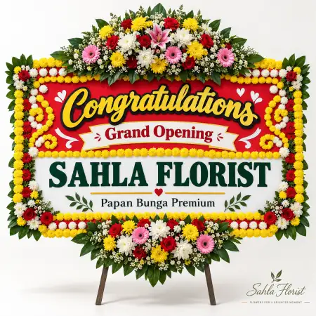 Papan Bunga Ucapan Selamat Blitar