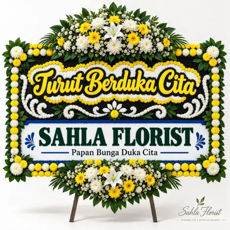 Papan Bunga Duka Blitar